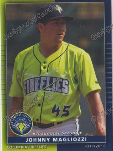 2016 Columbia Fireflies Johnny Magliozzi