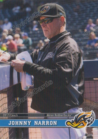 2017 Akron RubberDucks Johnny Narron