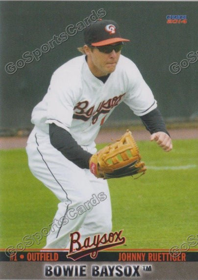 2014 Bowie Baysox Johnny John Ruettiger