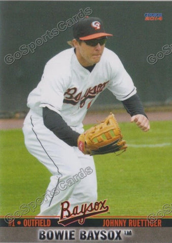 2014 Bowie Baysox Johnny John Ruettiger
