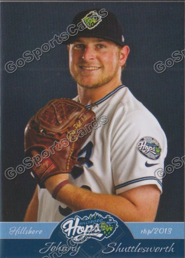 2013 Hillsboro Hops Johnny Shuttlesworth