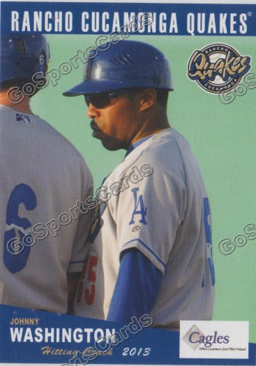 2013 Rancho Cucamonga Quakes Johnny Washington
