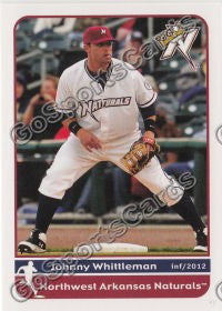2012 Northwest Arkansas Naturals Johnny Whittleman
