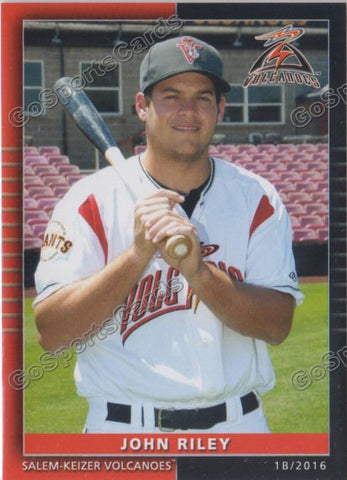 2016 Salem Keizer Volcanoes John Riley