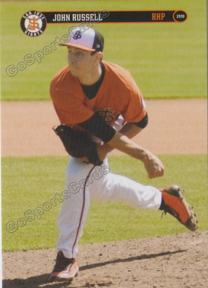 2019 San Jose Giants John Russell