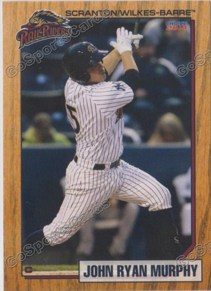 2014 Scranton Wilkes Barre Railriders John Ryan Murphy