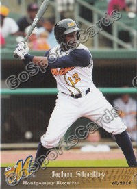 2011 Montgomery Biscuits John Shelby