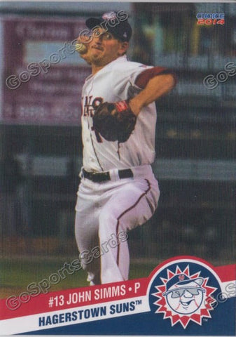 2014 Hagerstown Suns John Simms