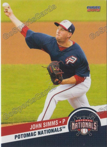 2015 Potomac Nationals John Simms
