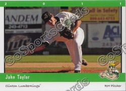 2011 Clinton LumberKings Update 2 John Taylor