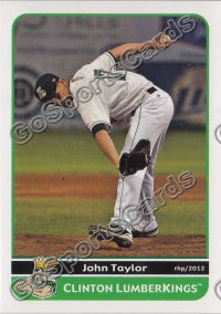 2012 Clinton LumberKings John Taylor