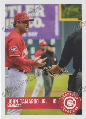 2016 Vancouver Canadians John Tamargo Jr