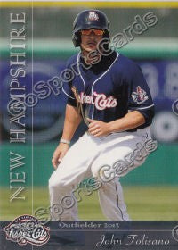2012 New Hampshire Fisher Cats John Tolisano