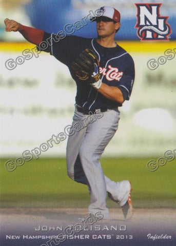 2013 New Hampshire Fisher Cats John Tolisano