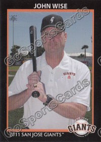 2011 San Jose Giants John Wise