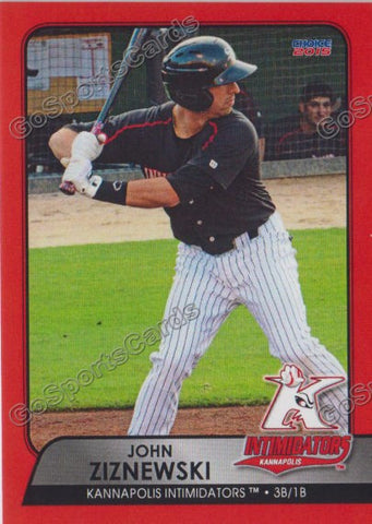 2015 Kannapolis Intimidators John Ziznewski