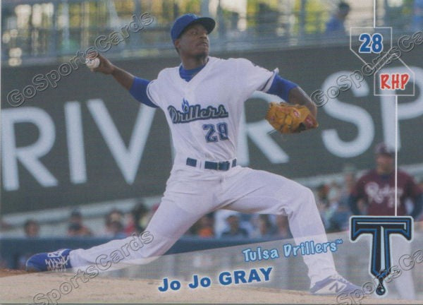 2019 Tulsa Drillers Josiah Jo Jo Gray