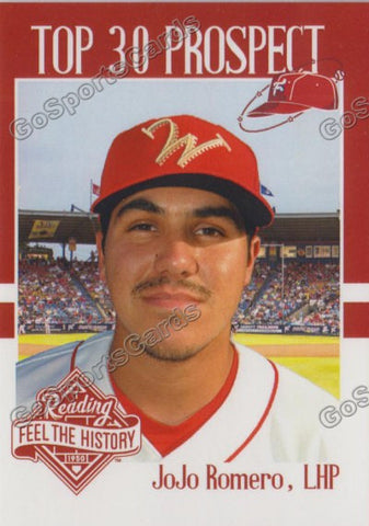2017 Reading Fightin Phils Top 30 Prospects JoJo Romero