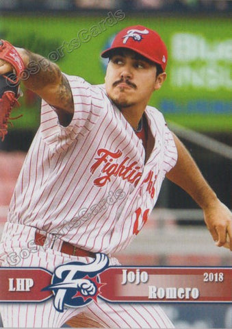 2018 Reading Fightin Phils JoJo Romero