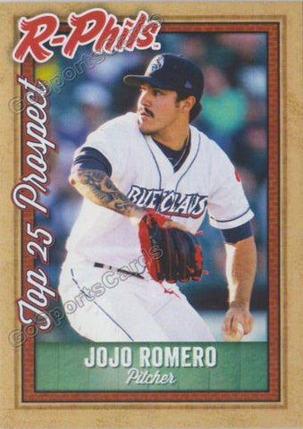 2019 Reading Fightin Phils Top 25 Prospect Jojo Romero