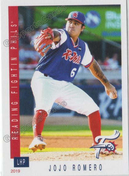 2019 Reading Fightin Phils Update Jojo Romero