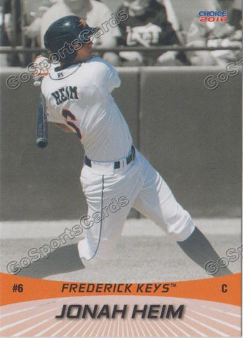 2016 Frederick Keys Jonah Heim