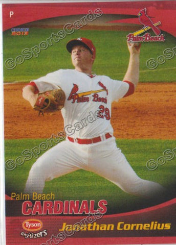 2013 Palm Beach Cardinals Jonathan Cornelius