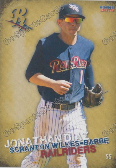2016 Scranton Wilkes Barre RailRiders Jonathan Diaz