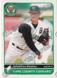 2012 Kane County Cougars Jonathan Dooley