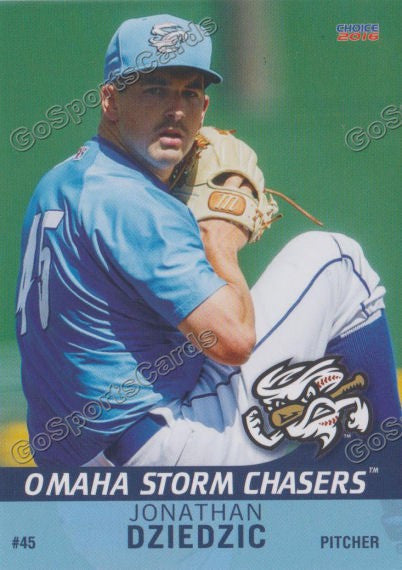 2016 Omaha Storm Chasers Jonathan Dziedzic
