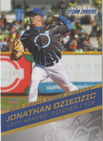 2019 Omaha Storm Chasers Jonathan Dziedzic