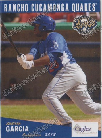 2013 Rancho Cucamonga Quakes Jon Jonathan Garcia