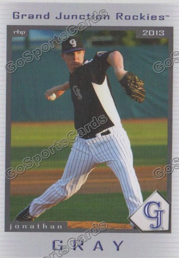 2013 Grand Junction Rockies Jonathan Gray