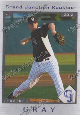 2013 Grand Junction Rockies Jonathan Gray