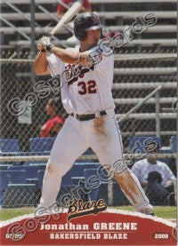 2009 Bakersfield Blaze Jonathan Greene