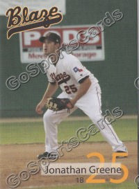2010 Bakersfield Blaze Jonathan Greene