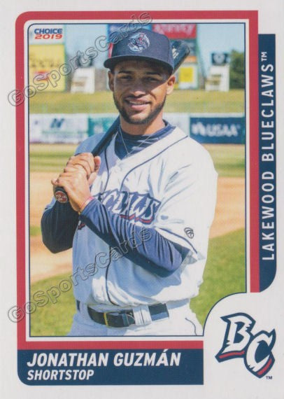 2019 Lakewood BlueClaws Jonathan Guzman