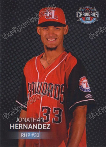 2017 Hickory Crawdads Jonathan Hernandez