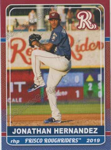 2019 Frisco RoughRiders Jonathan Hernandez