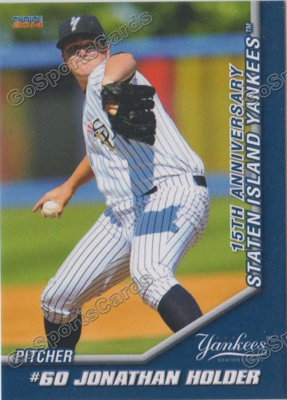 2014 Staten Island Yankees Jonathan Holder