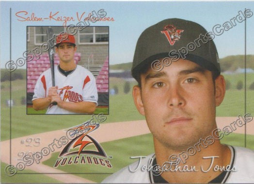 2013 Salem Keizer Volcanoes Jonathan Johnathan Jones