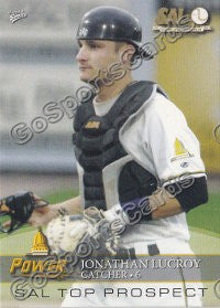 2008 South Atlantic League Top Prospects Jonathan Lucroy