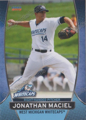 2016 West Michigan Whitecaps Jonathan Maciel