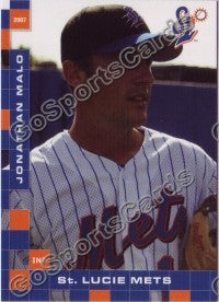 2007 St Lucie Mets Jonathan Malo
