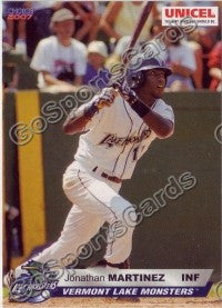 2007 Vermont Lake Monsters Jonathan Martinez