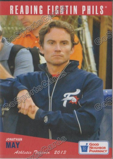 2013 Reading Fightins Phils Updated SGA 2nd Jonathan May