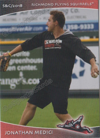 2018 Richmond Flying Squirrels Jonathan Medici