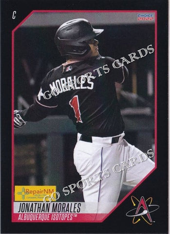 2022 Albuquerque Isotopes SGA Jonathan Morales