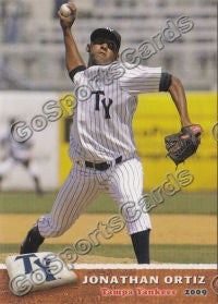 2009 Tampa Yankees Jonathon Jonathan Ortiz