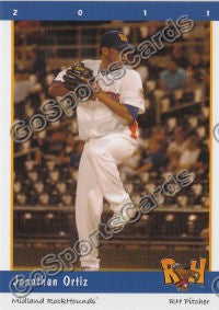 2011 Midland RockHounds Jonathon Jonathan Ortiz